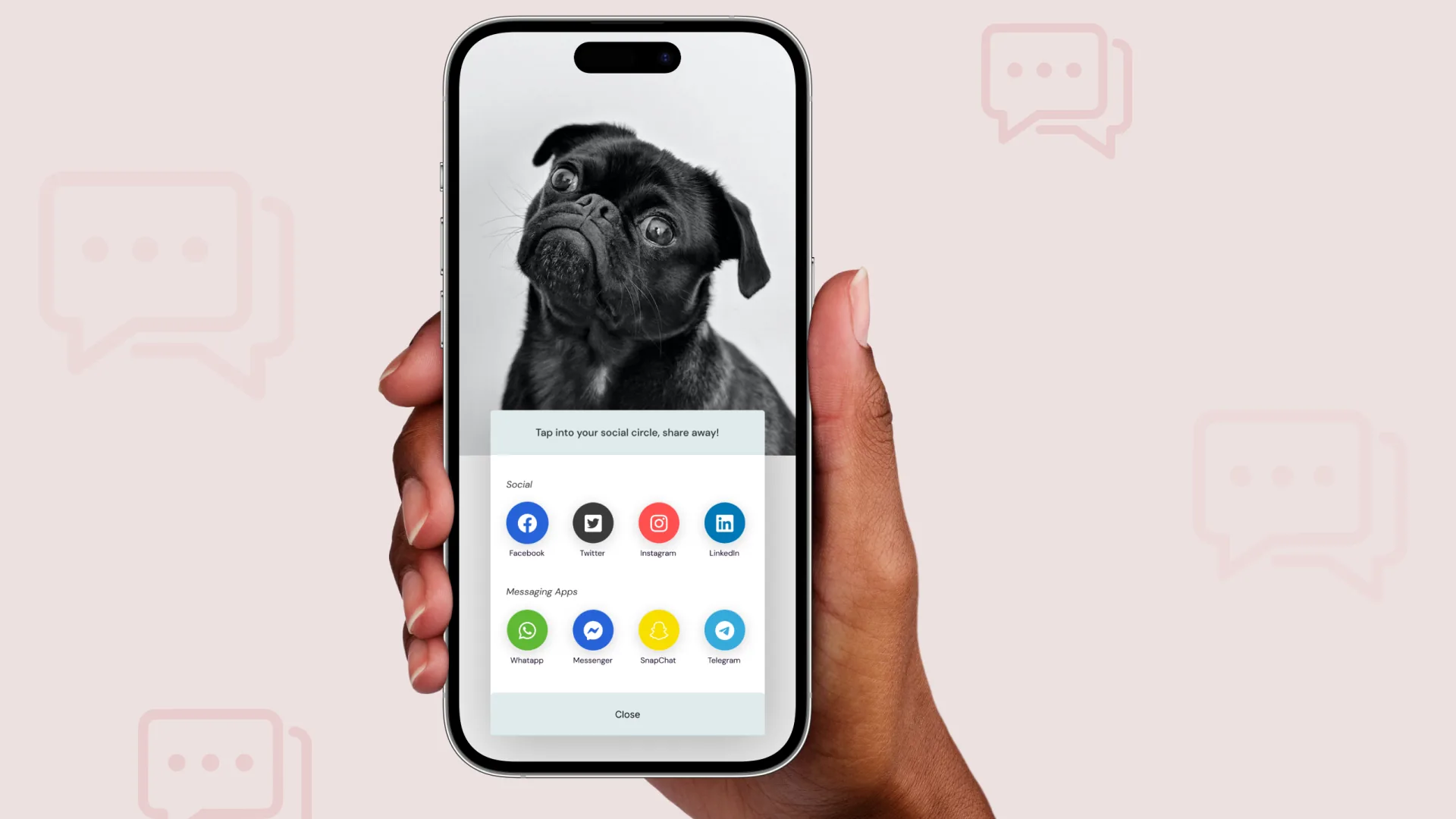 Social Share — daily UI challenge day 10